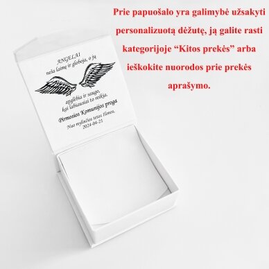 Apvalus pakabukas su angelu 2