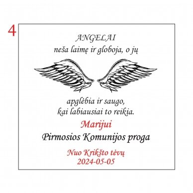 Personalizuota juvelyrinė dėžutė Pimajai Komunijai 8 Personalizuota juvelyrinė dėžutė Pimajai Komunijai 8
