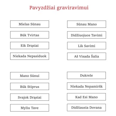 Graviruotas pakabukas su paslėpta žinute 5