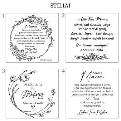 Personalizuota juvelyrinė dėžutė Mamai 3 Personalizuota juvelyrinė dėžutė Mamai 3